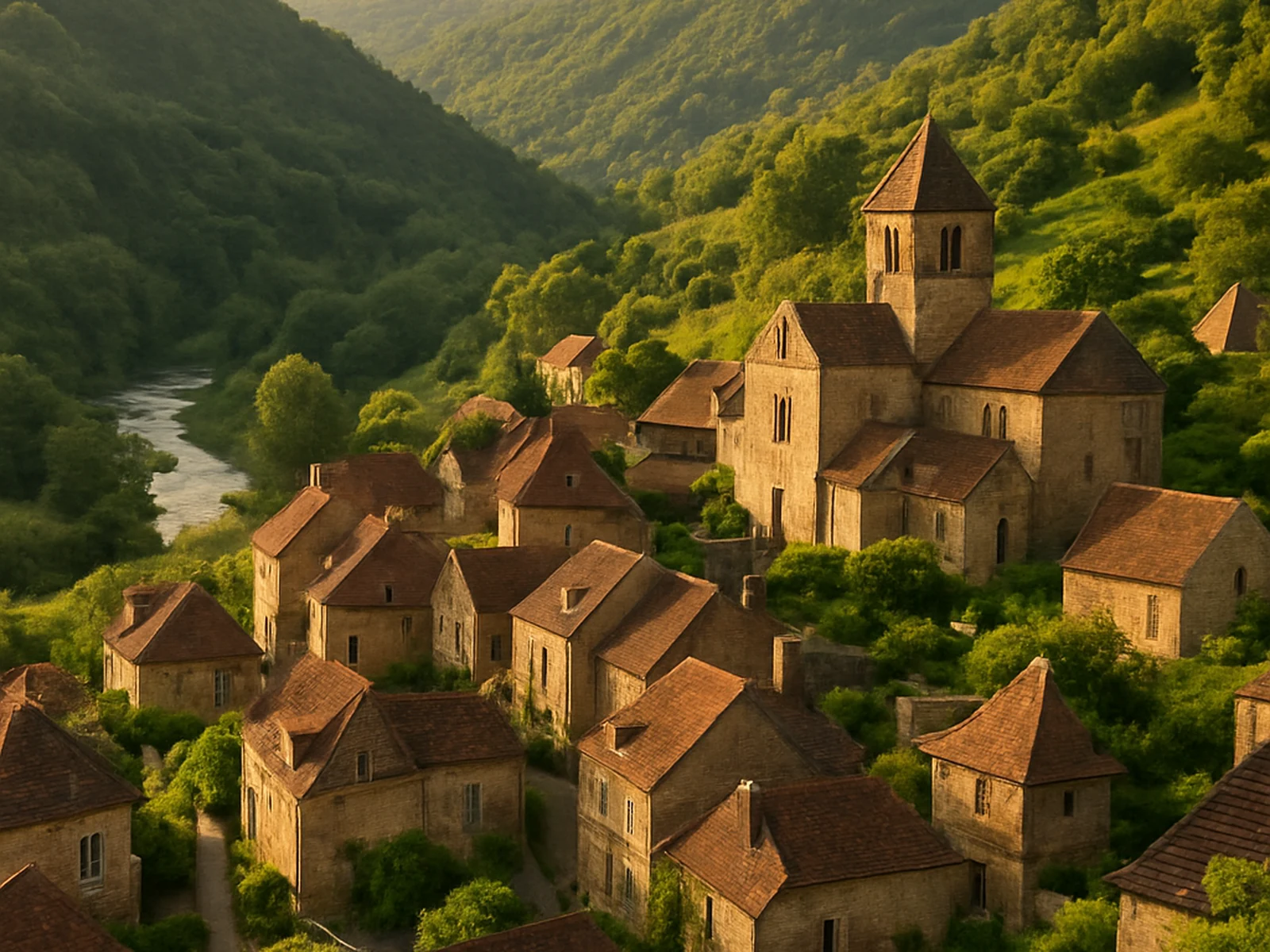 Tallende Auvergne, France